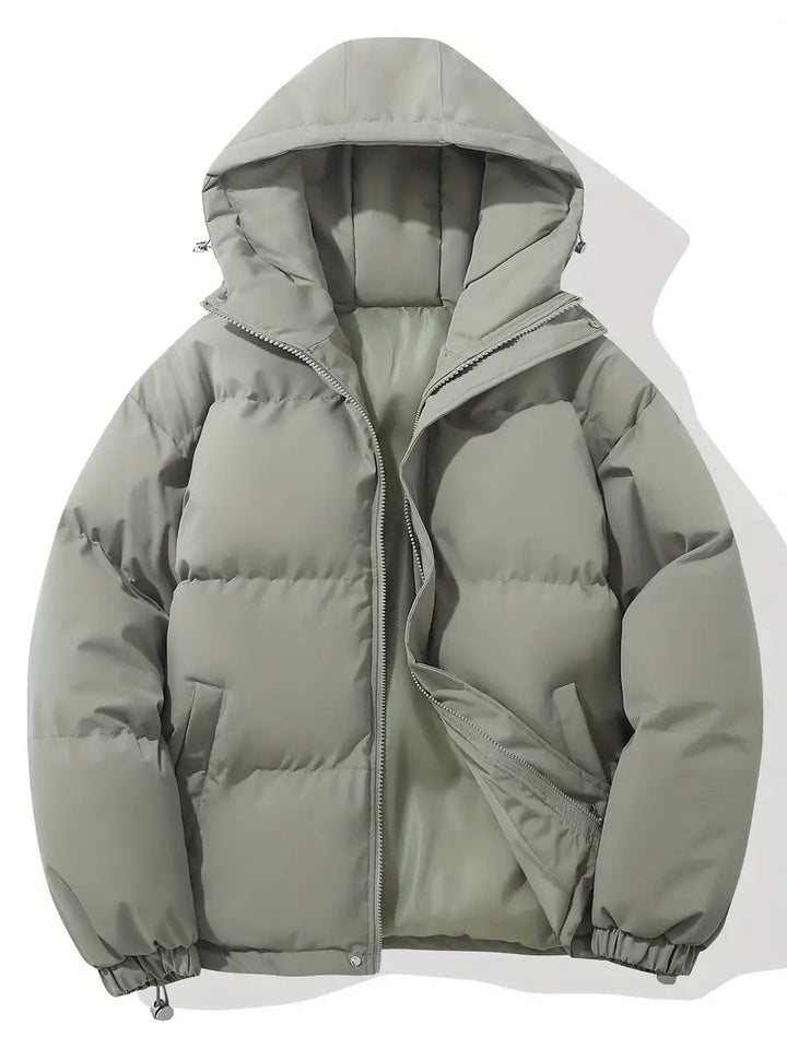 Unareth | Women's Puffer Jacket Quilted Hooded Winter Outdoor