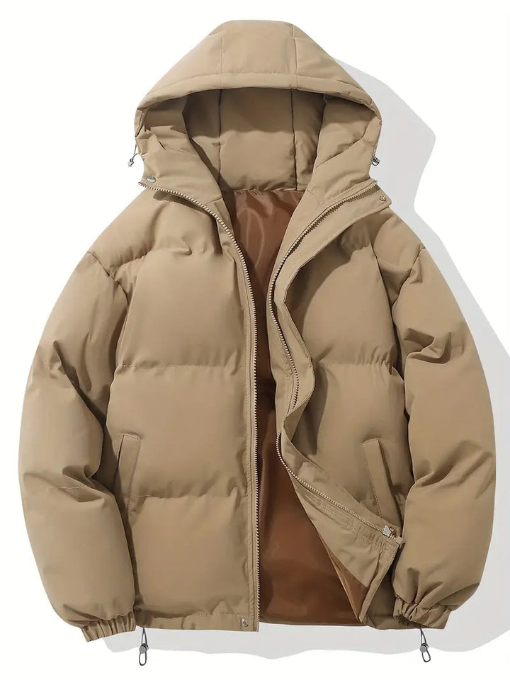 Unareth | Women's Puffer Jacket Quilted Hooded Winter Outdoor