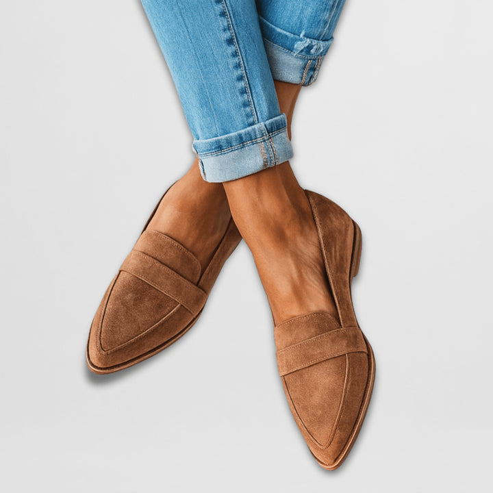 Veloura | Women's Orthopedic Comfort Orthopedic Cushioned Slip-On Loafers — 1