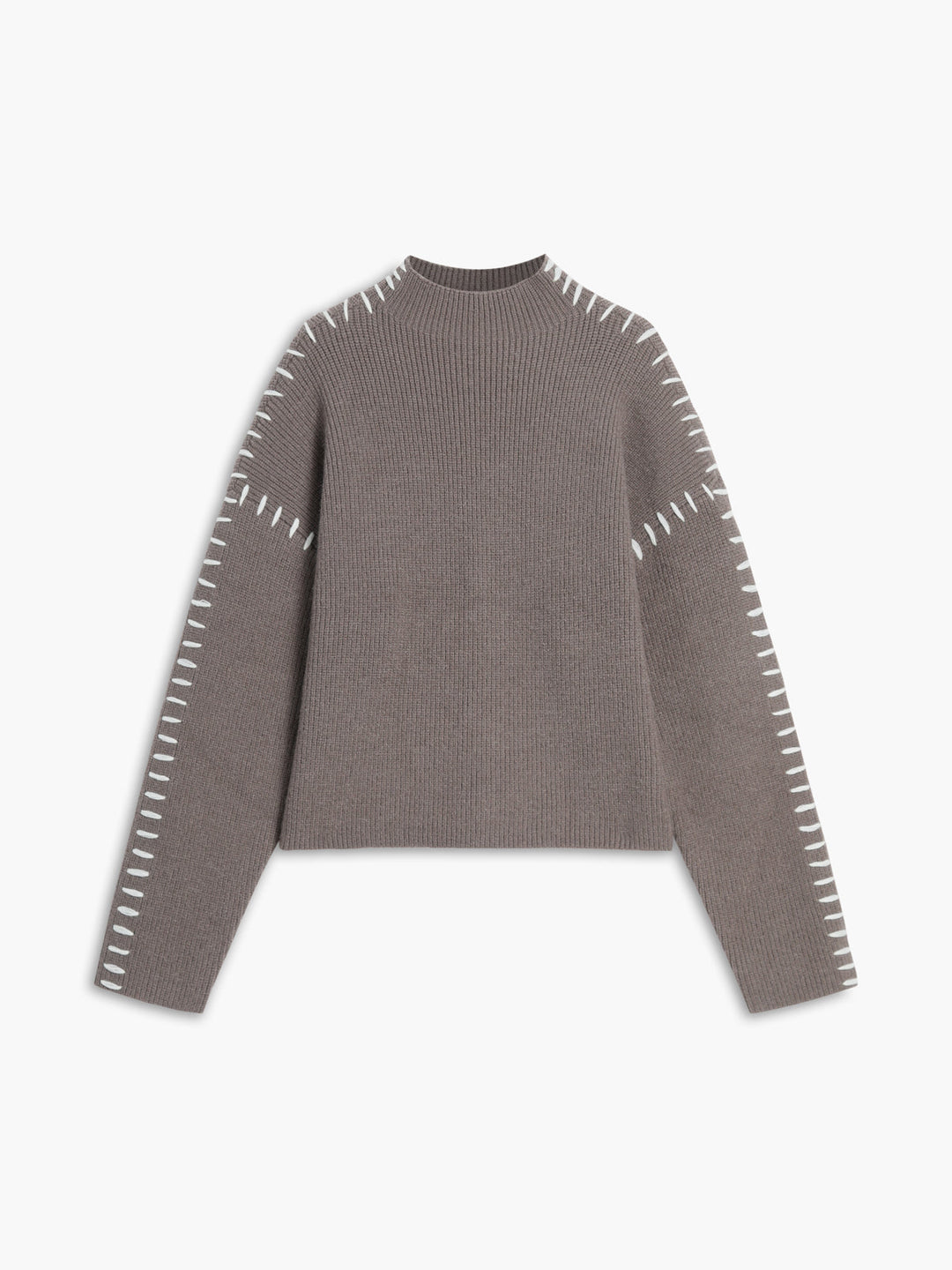 Vesperelle | Women's Cardigan Mock Neck Oversized Knit Everyday Wear