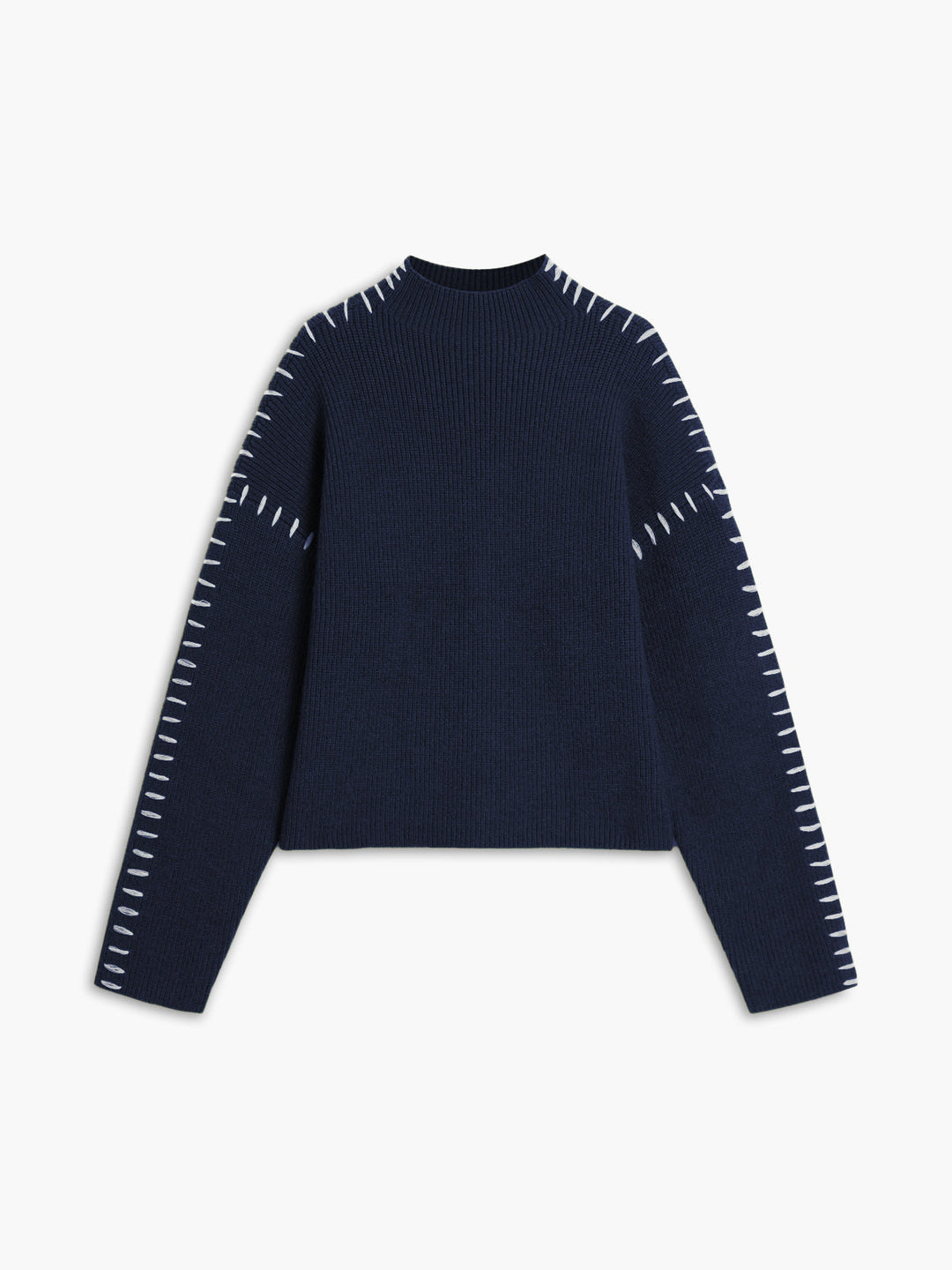 Vesperelle | Women's Cardigan Mock Neck Oversized Knit Everyday Wear