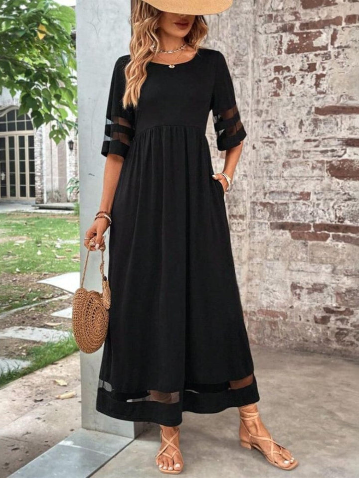 Wilhelmina | Women's Comfort Slip-On Maxi Dress Flats — Black