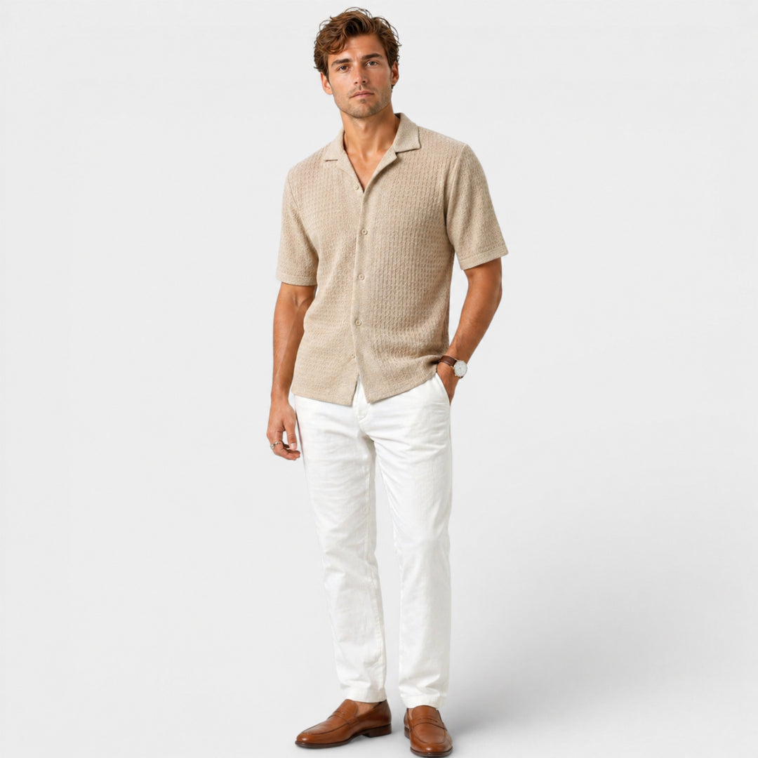 Wren | Women's Button-Up Men’s Elegant Shirt – Smart Casual Summer Wear — 3