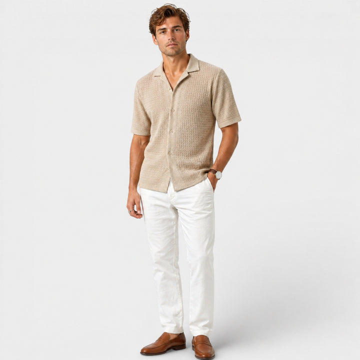 Wren | Women's Button-Up Men’s Elegant Shirt – Smart Casual Summer Wear — 3