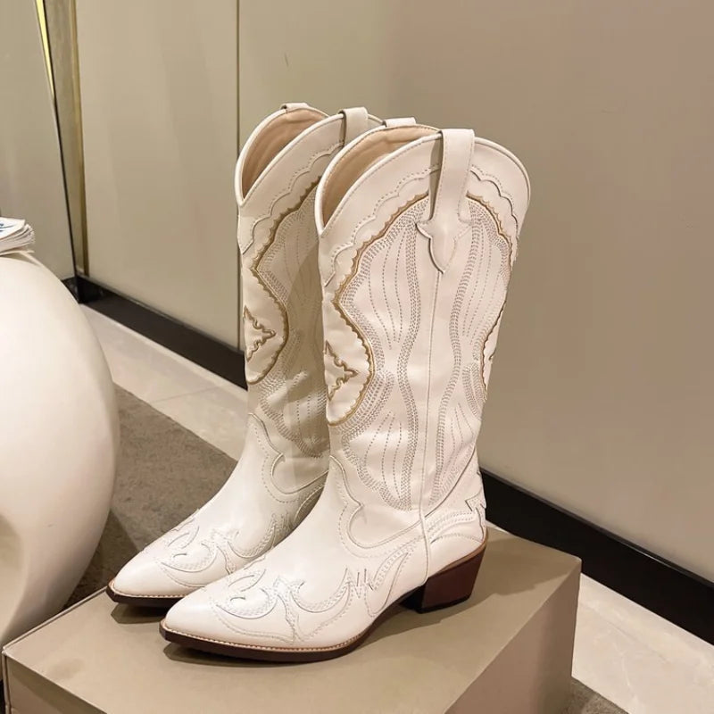 Wrendessa | Women's Stylish And Classic Western Cowboy Boots For — 1
