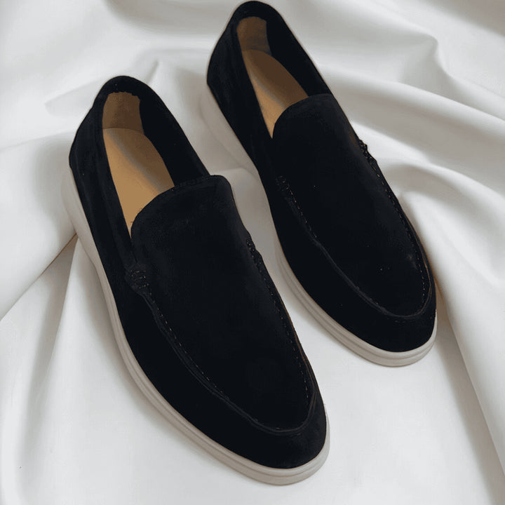 Wynaine | Women's Orthopedic Comfort Slip-On Lightweight Loafers — Black