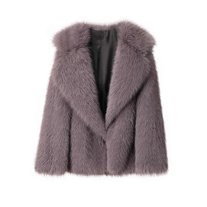 Zaraine | Women's Oversized Fluffy Faux Fur Coat