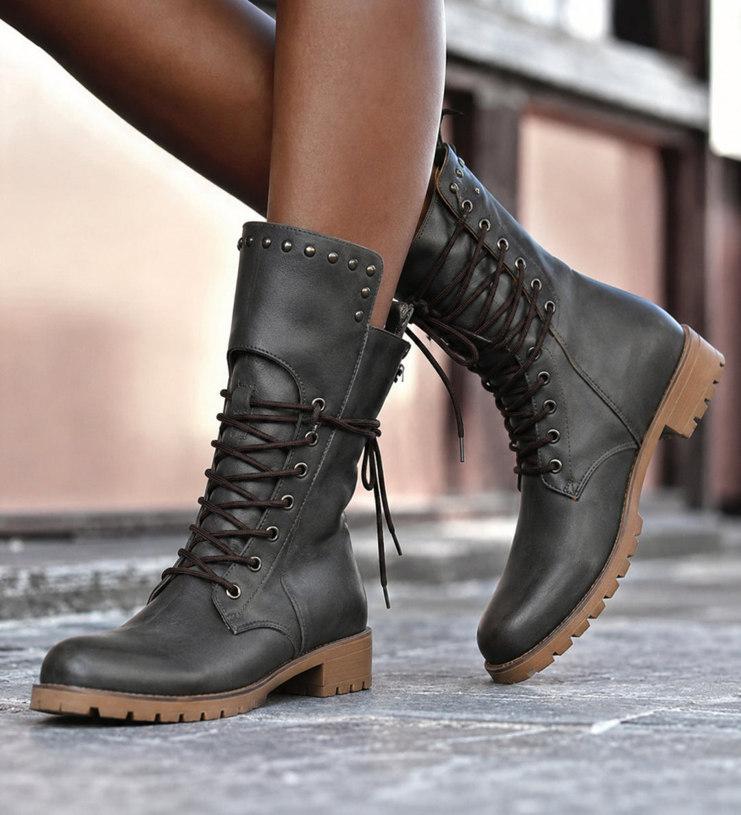 Zilladessa | Women's Mid-Calf Leather Boots