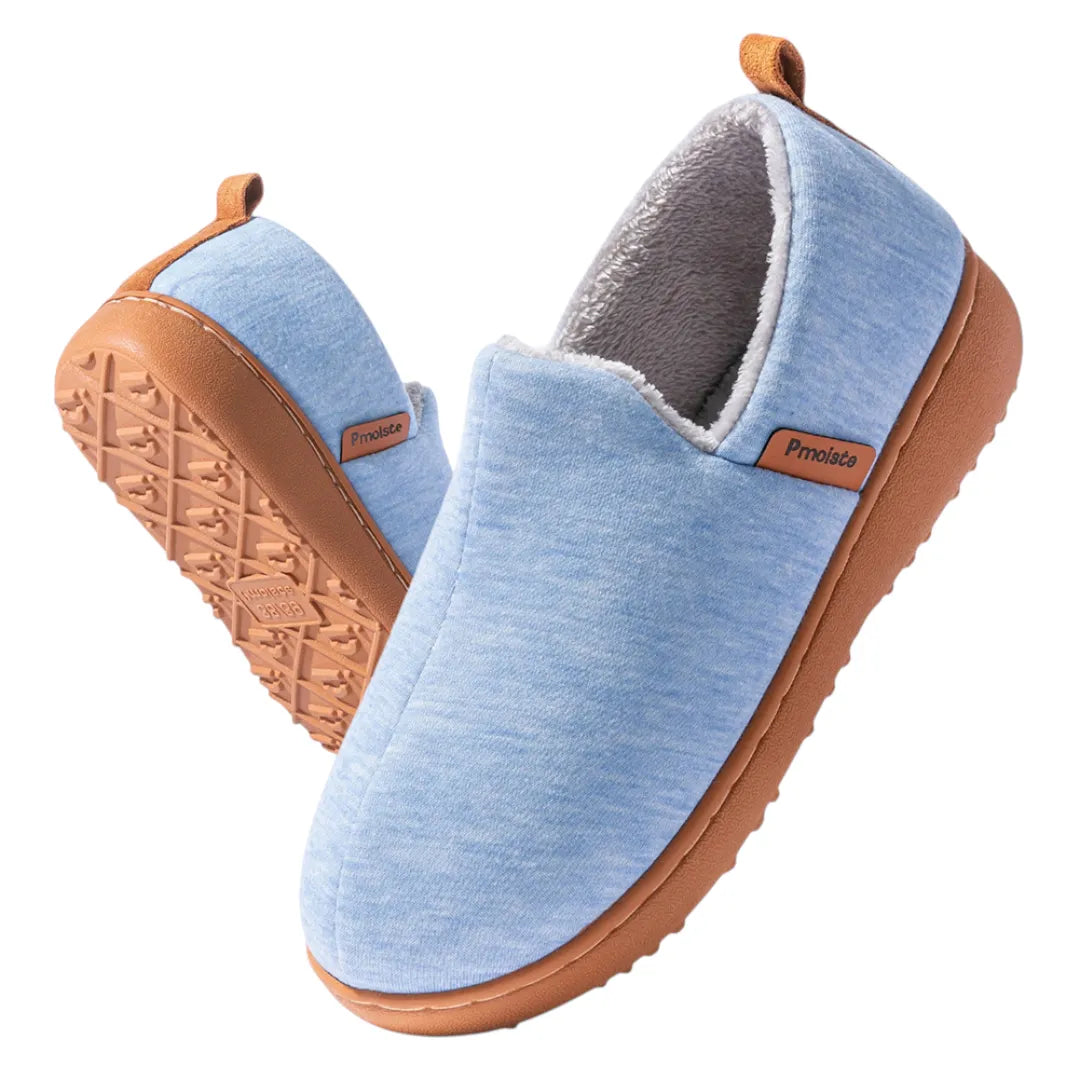 Zillaetta | Women's Fleece-Lined Cushioned Hard Sole Slippers