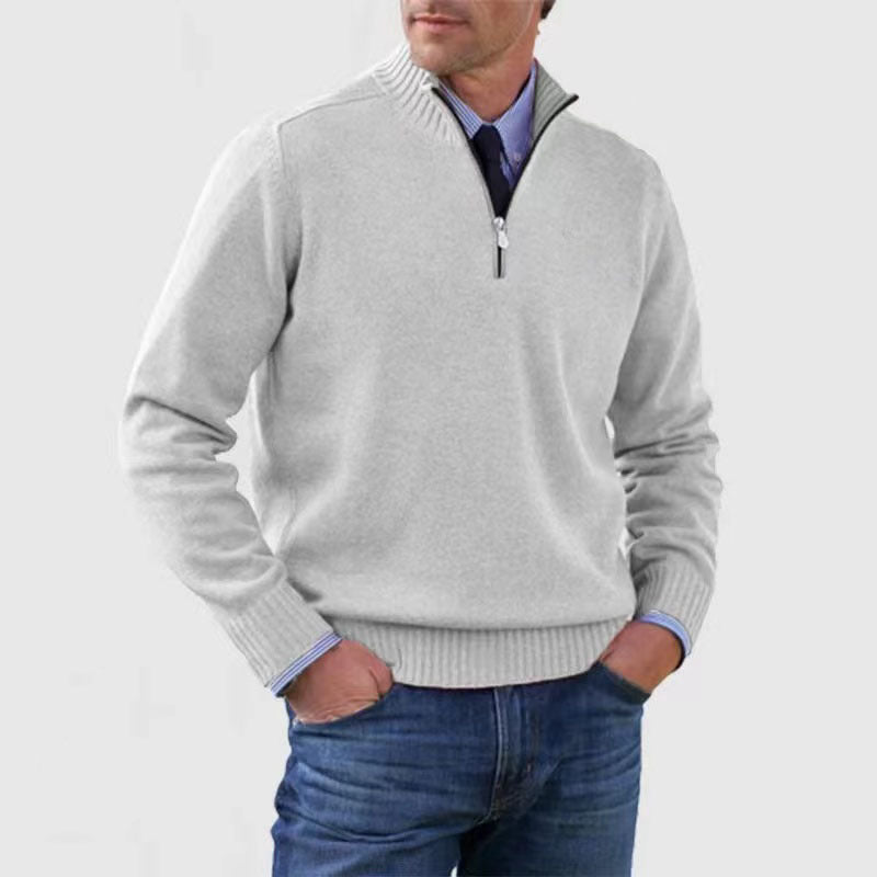 Zillalise | Women's Knit Cozy HALF ZIP SWEATER — 1